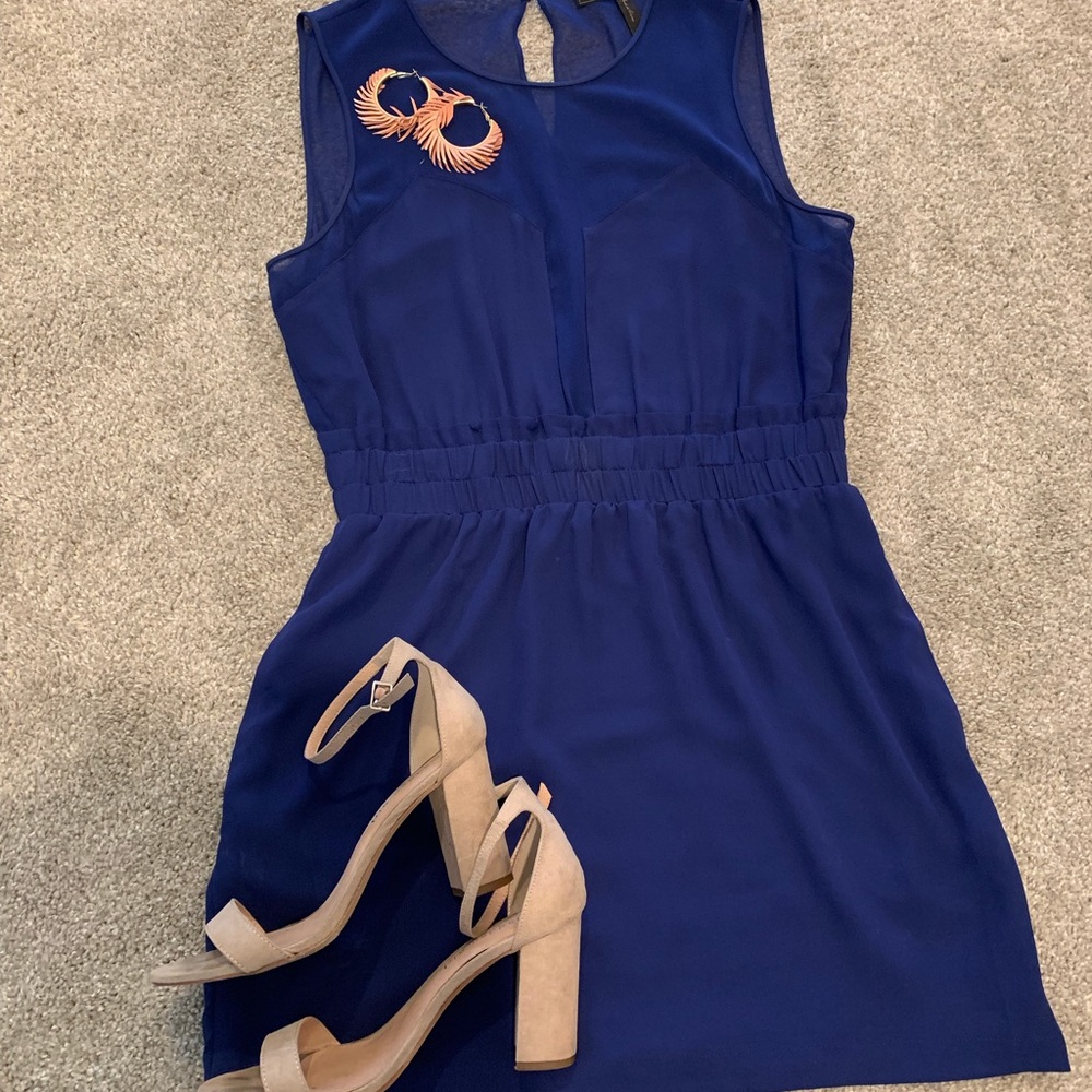 BCBG Cybil Sleeveless Mini Dress
